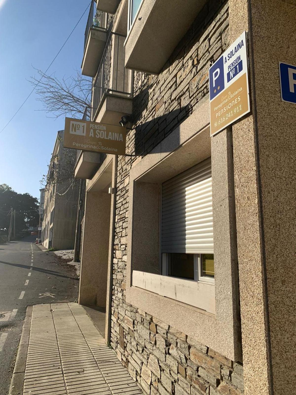 Pension A Solaina O Pedrouzo Esterno foto